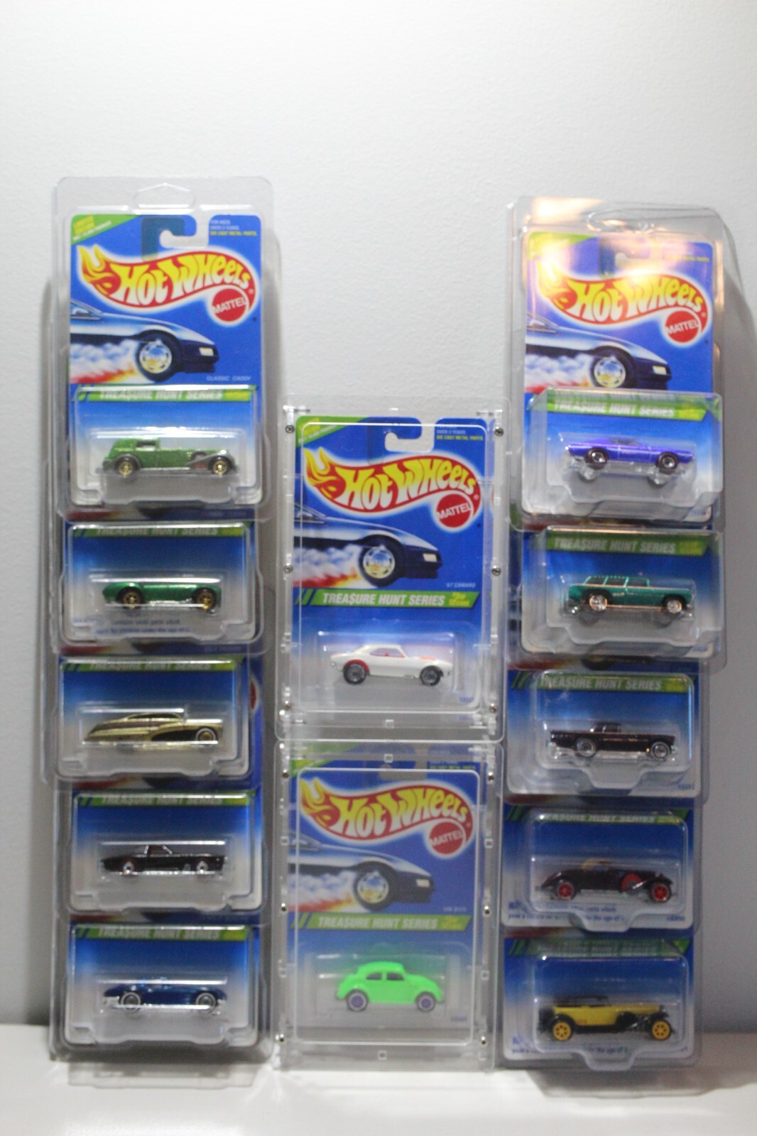 Hot Wheels 1995 Treasure Hunt COMPLETE SET Camaro & VW Bug