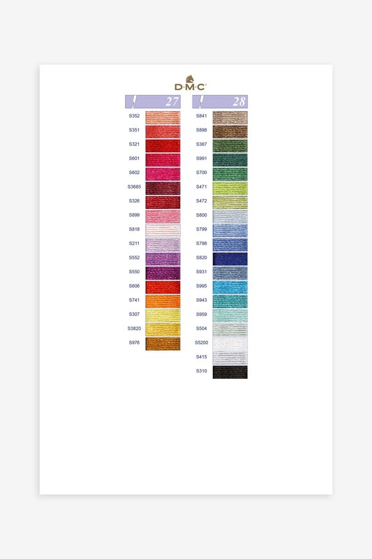 Dmc - MoulinÃ© Fil Ã  Broder Ã©Chevette De 8 MÃ¨Tres - Choisissez Vos Coloris