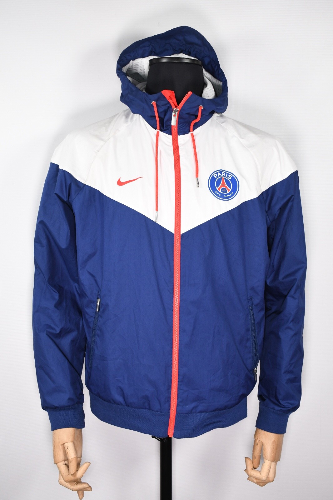 Nike Paris Saint-Germain ウィンドブレーカー XL 1996-97 Paris Saint-Germain Nike Hooded Rain Jacket - 6/10