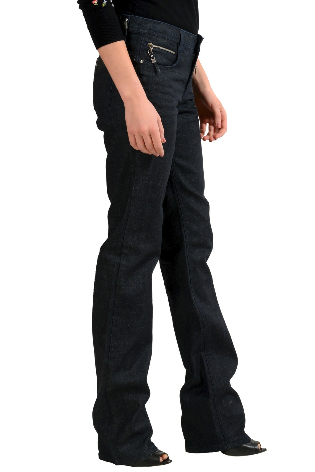 Dark Blue Straight Leg Jeans US 