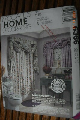 McCall's Central Home Decorating Pattern 6366 Bathroom Essentials  Uncut