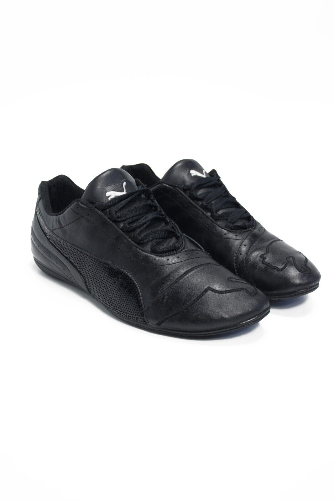 Puma 2000s Vintage Glitter Strip Leather Sneaker Shoes Y2K Puma 2000s Vintage Glitter Strip Leather Sneaker Shoes Y2K