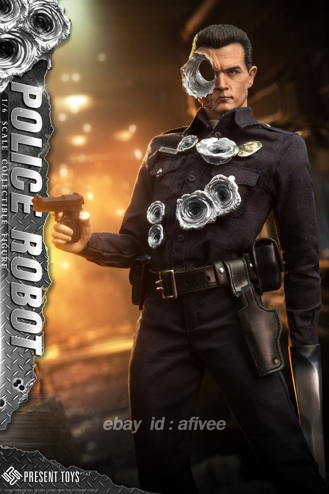 PRESENT TOYS PT-SP62ターミネーター ポリス1/6T-1000 PRESENT TOYS Terminator T-1000 Police 1/6 PT-SP62 Action
