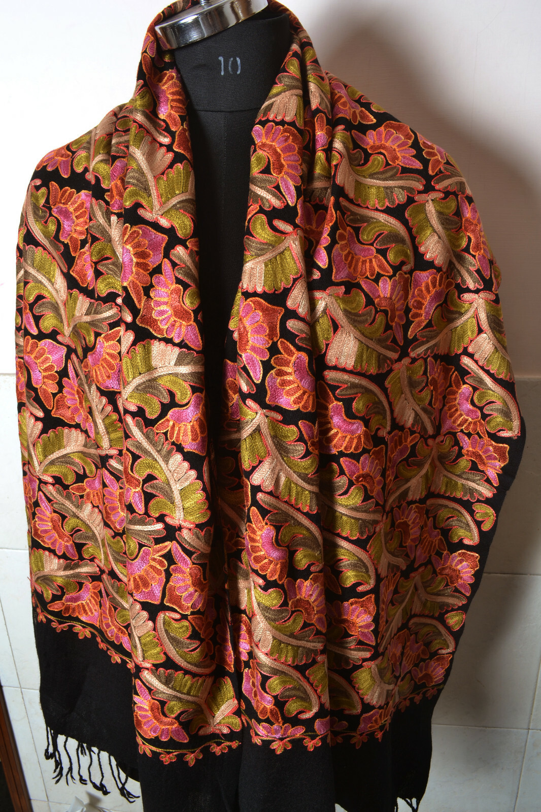 embroidered pashmina
