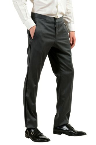 Pre-owned Hugo Boss "hanford/golden" Men's Gray Wool Tuxedo Two Button Suit