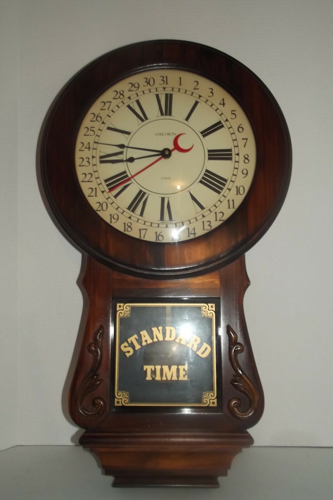 VTG. VERICHRON QUARTZ WESTMINISTER CHIME REGULATOR WALL CLOCKWORKS