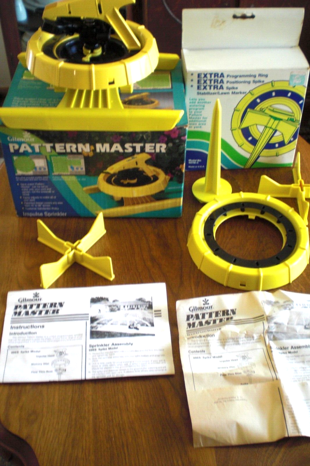 Vtg Gilmour Pattern Master 996-D  Impulse Sprinkler & Expans