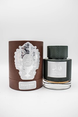 Lattafa Qaa'ed Intense 3.4 Oz / 100 ML Eau De Parfum Spray - NEW - SEALED
