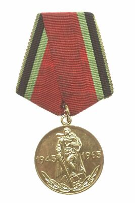 Soviet Russian Medal 20 Years of Victory In The Great