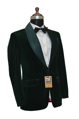 HANDMADE HERREN GRÜN RAUCHEN JACKEN DESIGNER HOCHZEIT PARTY KLEIDUNG BLAZER MANTEL