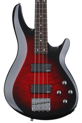 Schecter C-4 Plus Bass Guitar - See-Thru Cherry Burst
