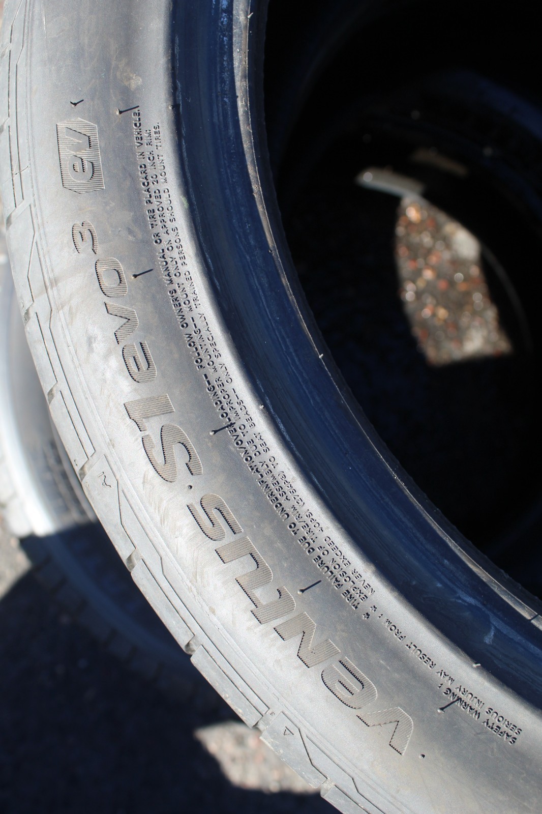 255 45 20 Hankook, Ventus S1 Evo 3, EV, 99V, x2 A Pair 5.5mm (F1_tyres) L3850