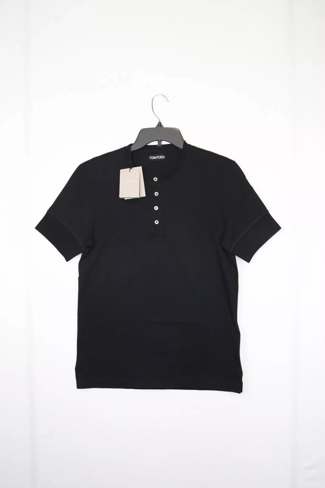 Tom Ford , Cashmere Blend SS T-Shirt in Black , BNWT 48 IT R