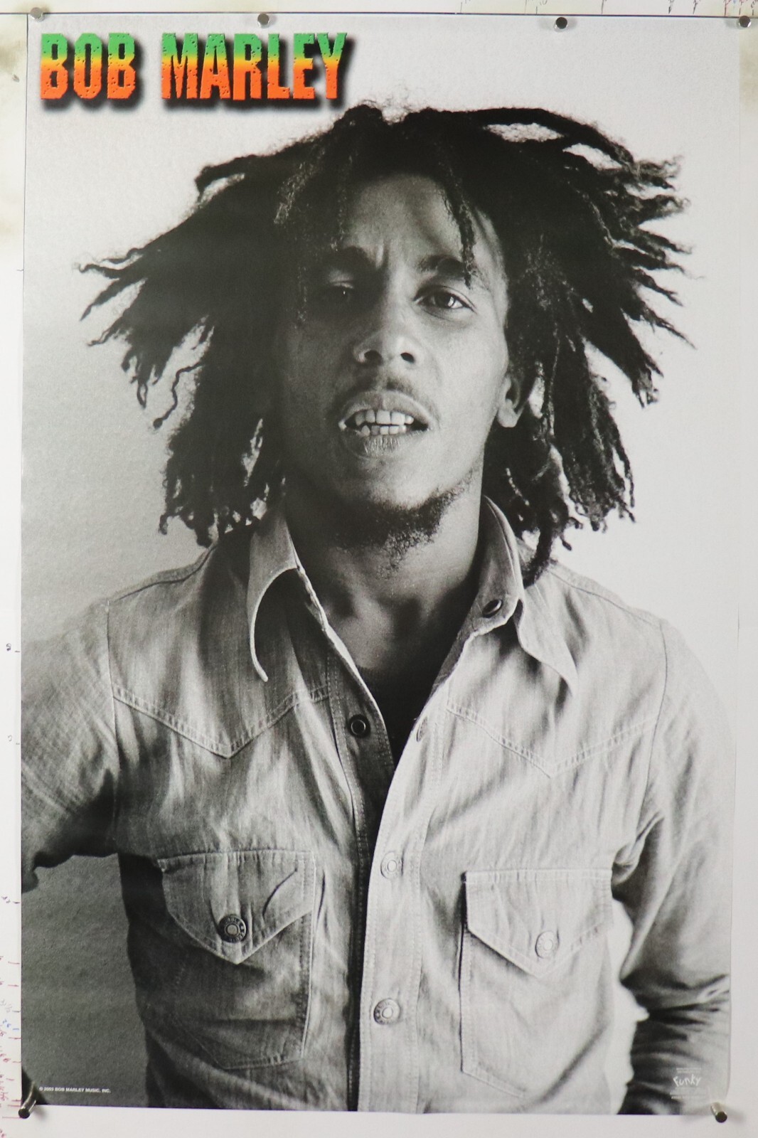 Bob Marley Vintage ポスター Bob Marley and the Wailers Vintage Concert Poster from