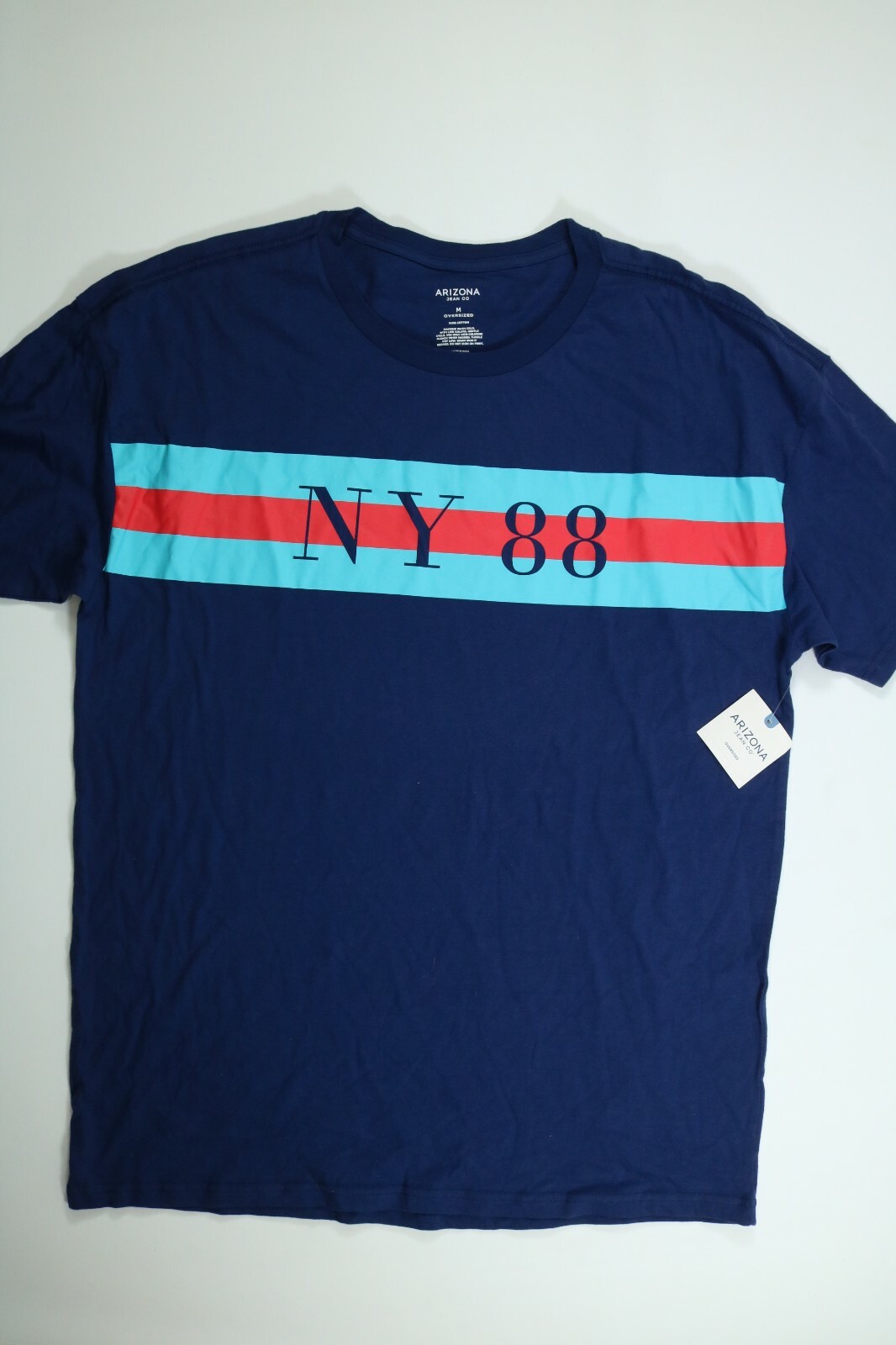 (カ)Tシャツヤーン　No.88 Men's Arizona Jean Co Blue Oversized NY 88 Short Sleeve T-Shirt