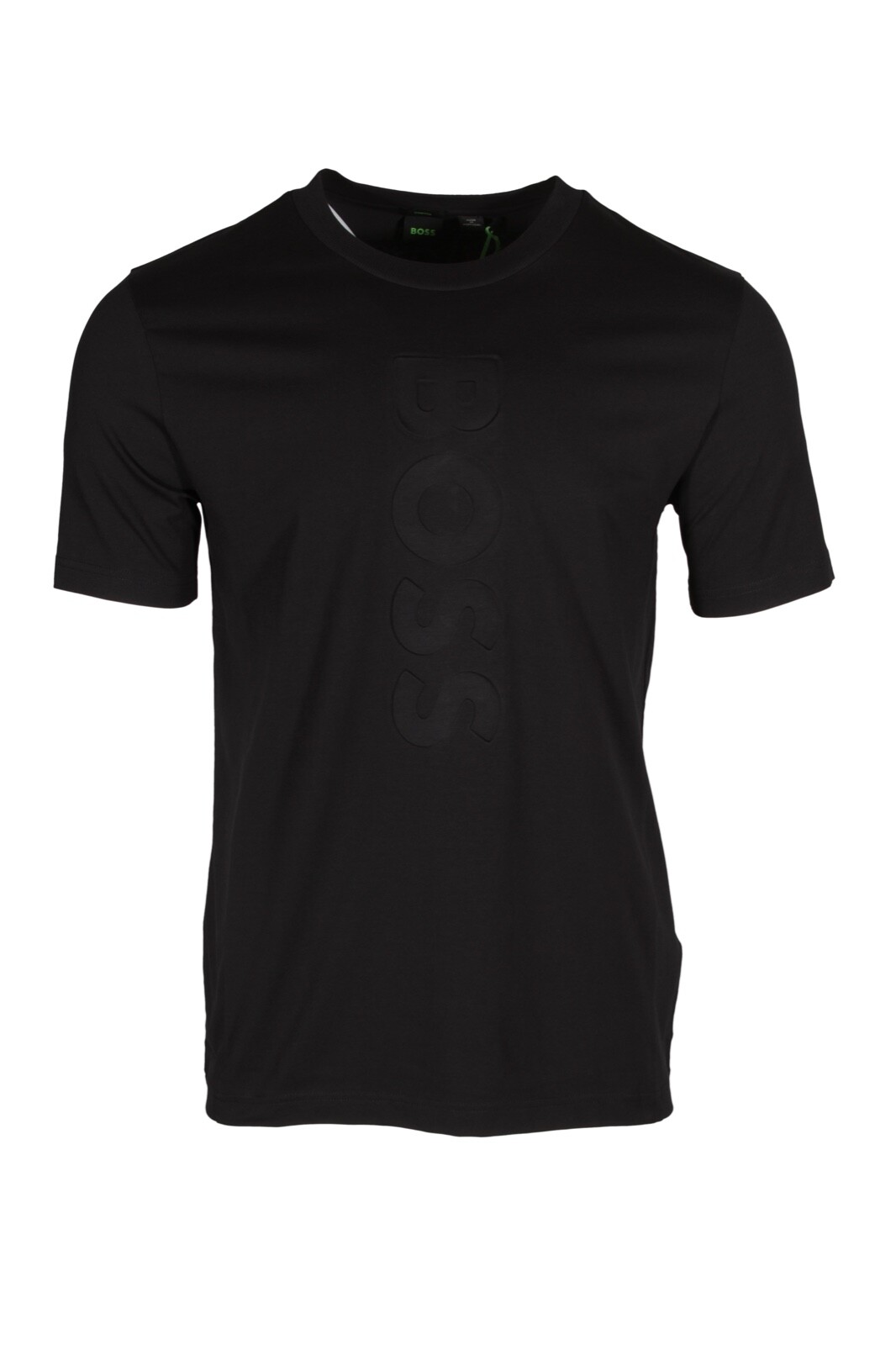 

Мужская эластичная футболка обычного кроя HUGO BOSS Tee 7 черного цвета 50472863 001, Черный