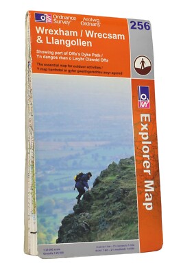 Wrexham/Wrecsam & Llangollen, parts Offa's Dyke Path, OS Explorer Map, 1:25 000