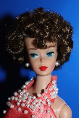 European Vintage Barbie Bubble Cut  OOAK Brownette