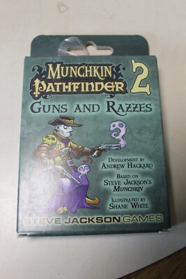 MUNCHKIN PATHFINDER 2: GUNS AND RAZZES - Steve Jackson Games - Expansion