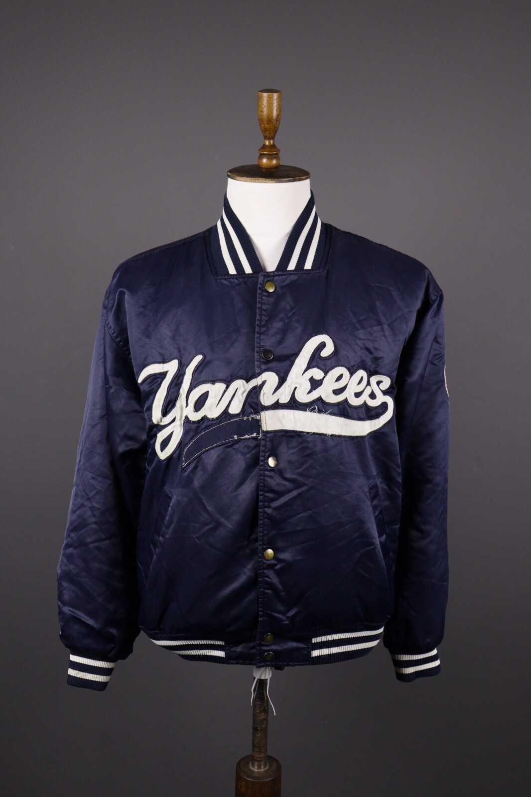 Yankees Majestic XXL ジャケット ネイビー NEW YORK YANKEES Majestic Athletic Big Logo Blue Bomber