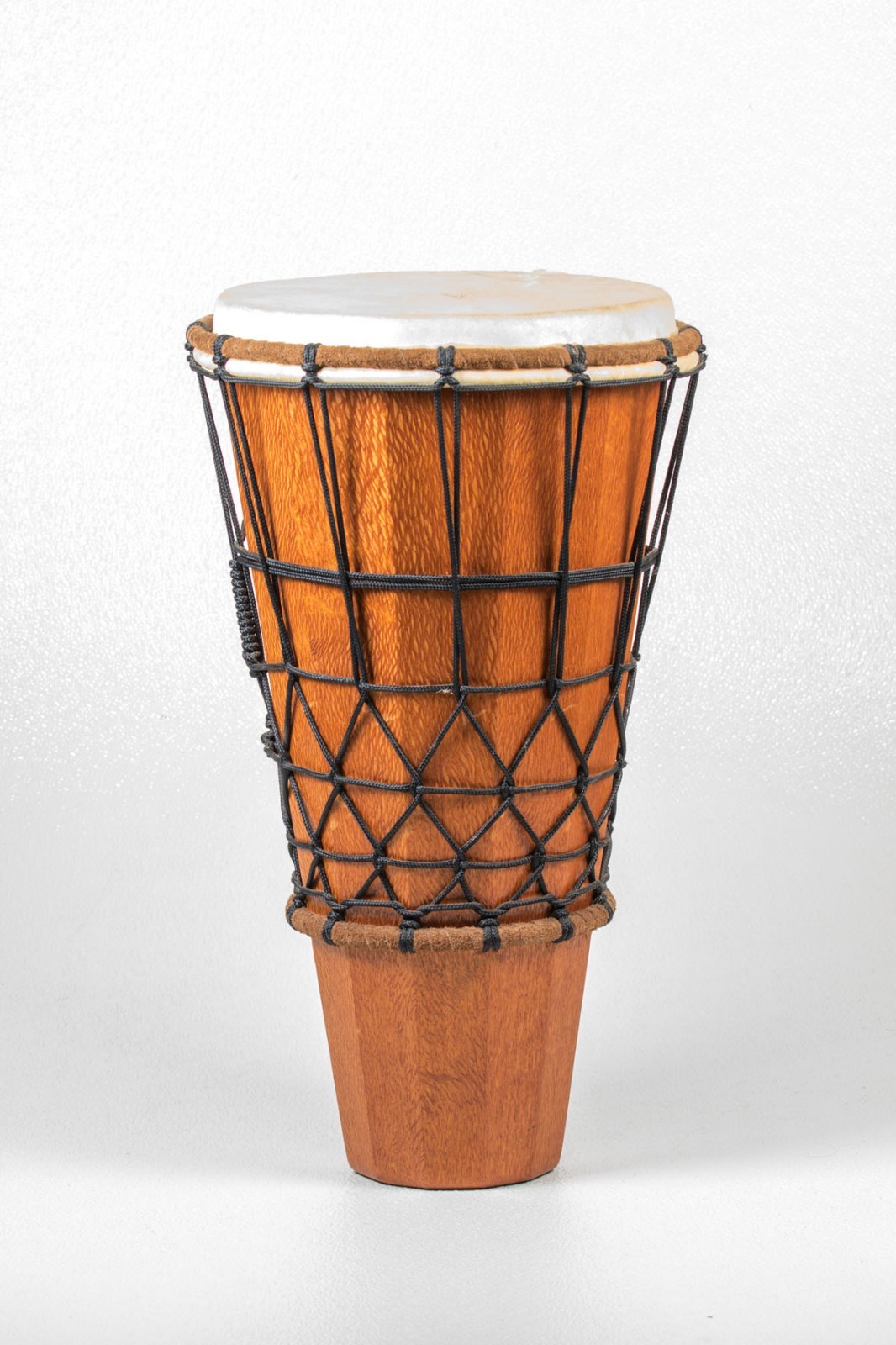 Handmade Rhythm Ashiko lacewood hand drum. NEEDS NEW SKIN