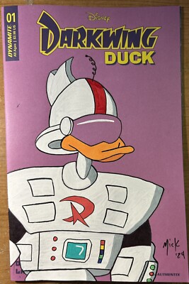 Darkwing Duck #1 GizmoDuck Original Art Sketch Cover