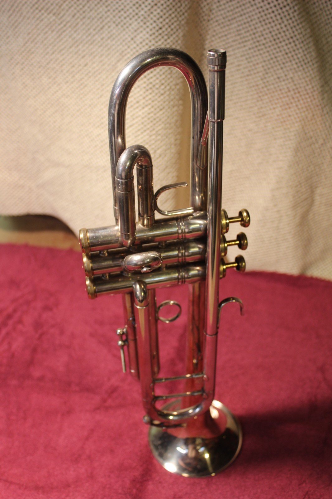 1980's  silver plated Benge Bb trumpet