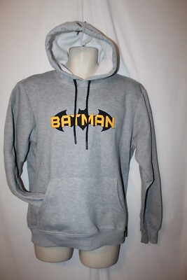 mens batman members only hoodie pullover M nwt Japanese style gray