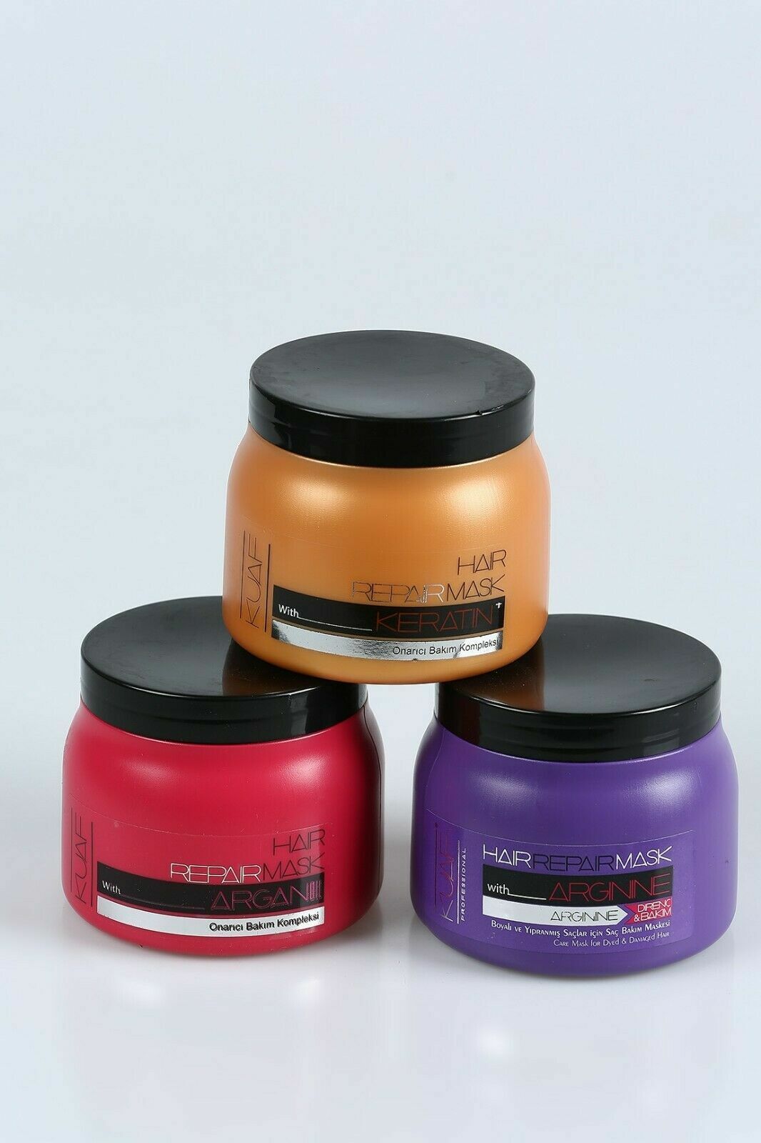 Kuaf Hair Repair Mask (Argan Öl, Keratin,Arginne) 500ml Haarkur Haarmaske Kur