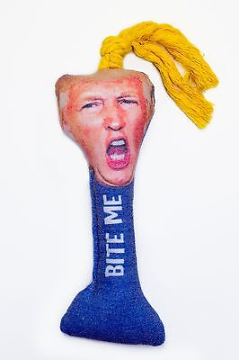 Donald Trump Pet Toy Bite Me Bone Political Dog Chew Toy- Great Gift