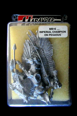 OOP Citadel / Warhammer / Marauder Empire MB15 Imperial Champion On Pegasus NIB