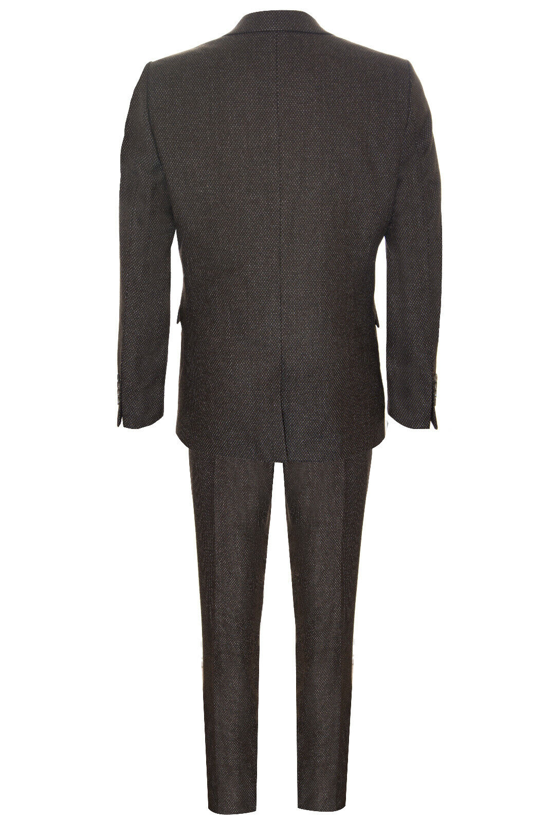 Pre-owned Truclothing Mens Brown Wool 3 Piece Suit Double Breasted Waistcoat Tweed Peaky Blinders 1920