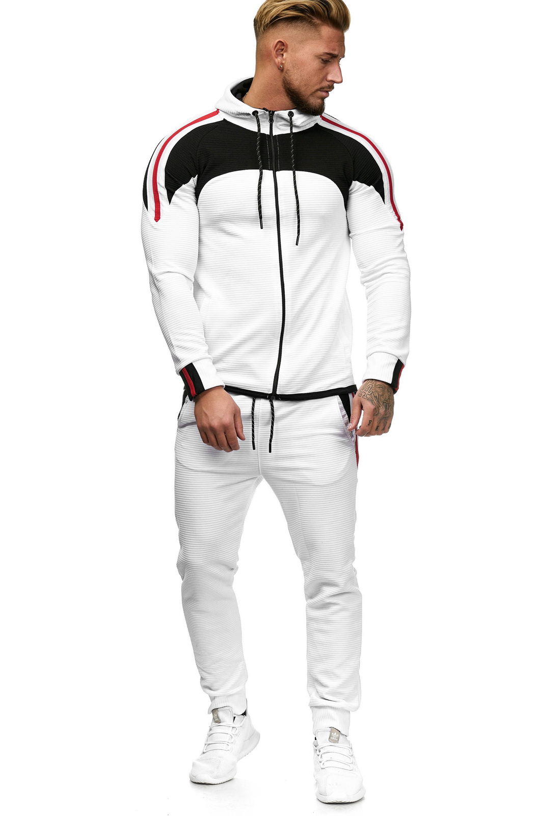 Herren Jogginganzug Trainingsanzug Sportanzug Fitness Streetwear 1148C