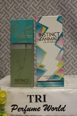 INSTINCT d' ANIMALE by Parlux  Eau de Parfum Women Spray 3.4 fl. oz. 1997 Parlux