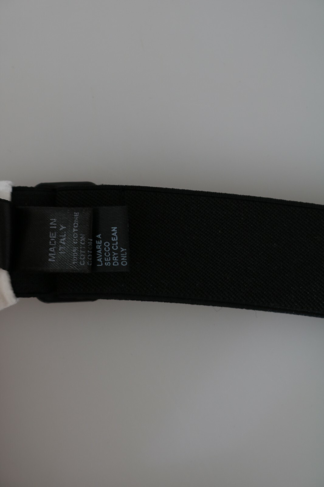 Pre-owned Dolce & Gabbana Cummerbund White Men Waist Belt Cotton S. It52 /xl Rrp $450