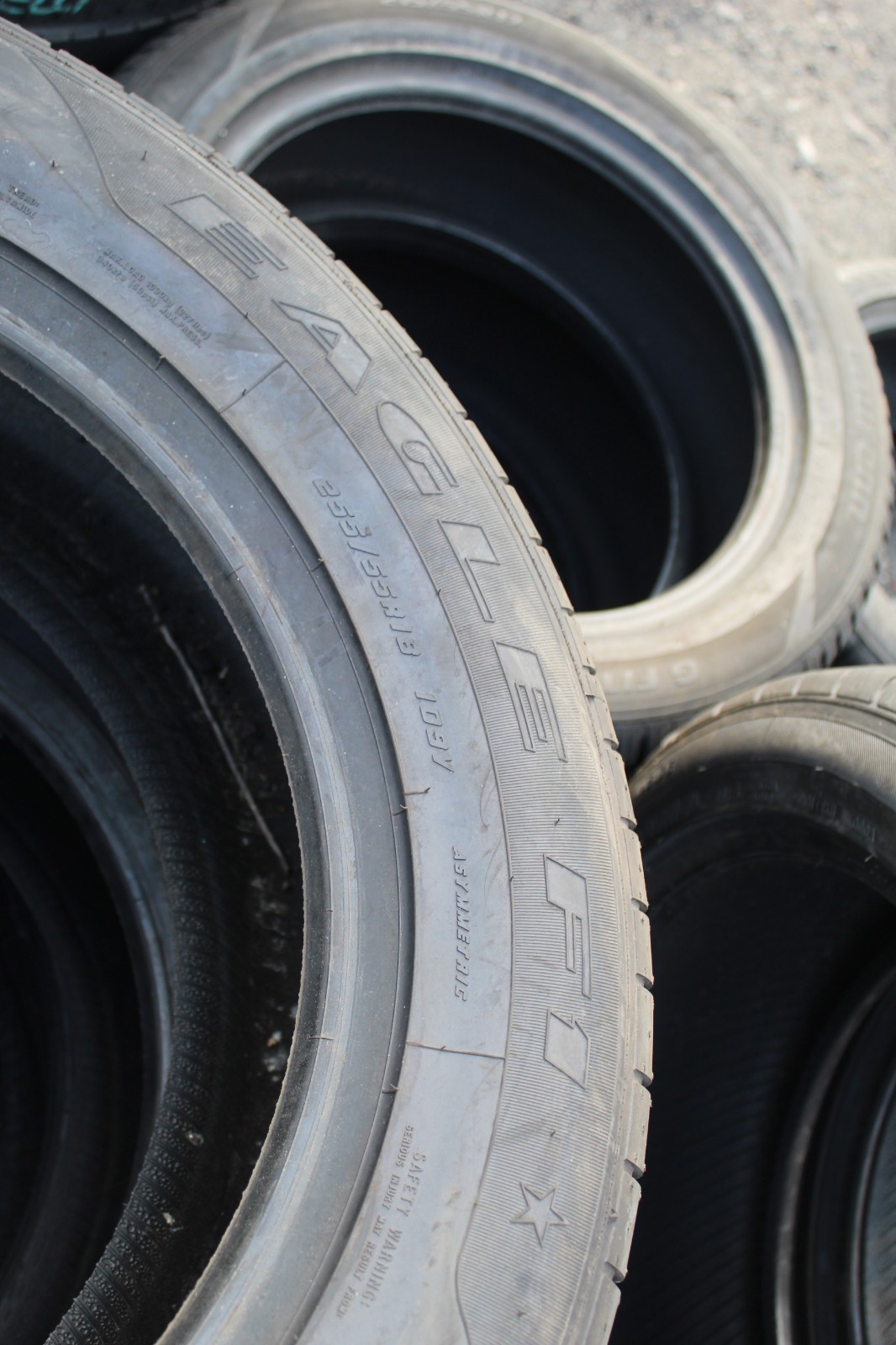 New 255 55 18 Goodyear, Eagle F1 Asymetric, XL, 109V, x1 Tyre (F1_tyres) YD084