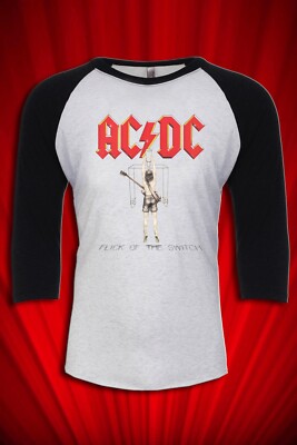 Flick of the Switch 1983 Vintage Tour T-SHIRT FREE SHIP USA