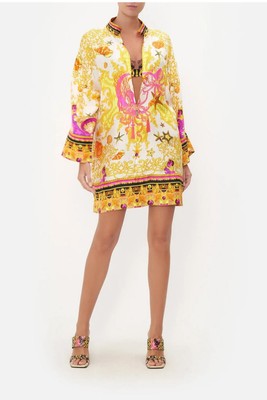 Camilla Squid Squad Shirt Dress Size Xl Bnwt Retail $699 Sold Out Style