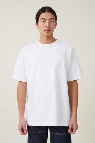 日本全国送料無料商品 特集 Heavy Fit Box Men's Cotton:On Weight T Text Archive Volume Clothing