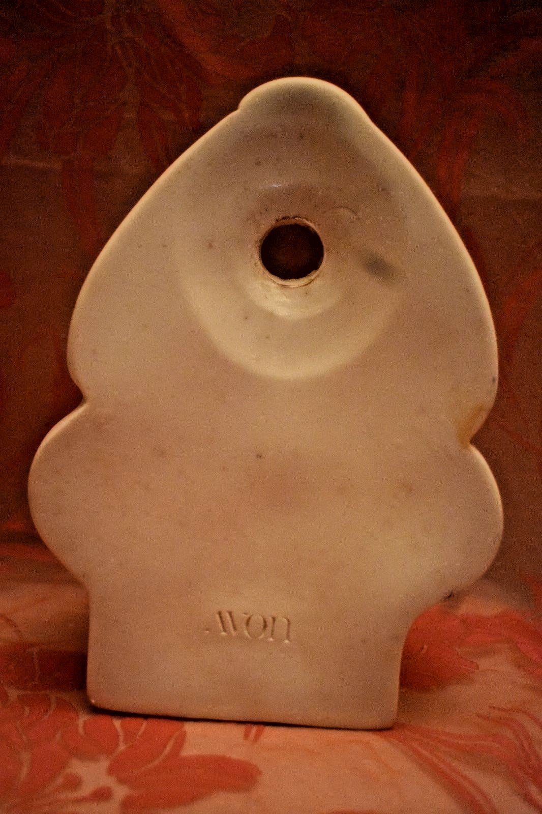 Avon Dog Soap Washcloth Holder Hooper the Hound 6 1/8 inches tall blk and white