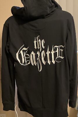 the GazettE LOGO HOODIE BLACK MORAL RAD MARKET Logo White the GazettE LOGO HOODIE BLACK MORAL RAD MARKET Logo White