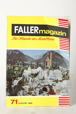 Faller Magasine pour Amis des Modellbaus N°71 Août 1969 120485