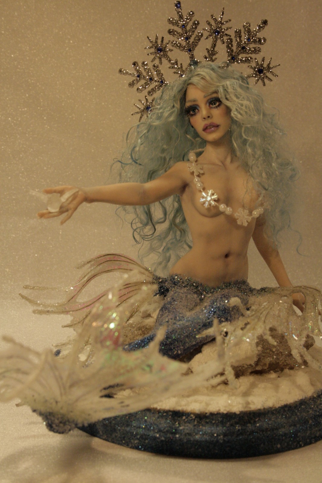 OOAK Fantasy ArtDoll Sculpture Mermaid Fairy