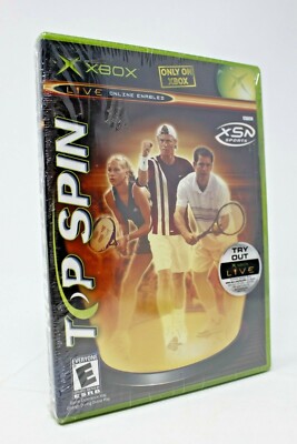 Top Spin - Xbox - Sports/Tennis Game - NEW/Sealed - See Desc
