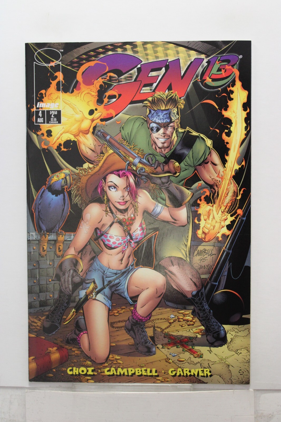 GEN 13 #4 (1995) Grunge, J Scott Campbell, Barandon Choi