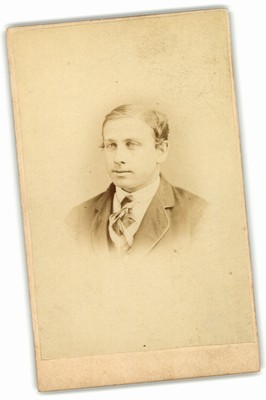 Antique CDV Circa 1860s J.W. Graeff Handsome Man Lebanon PA