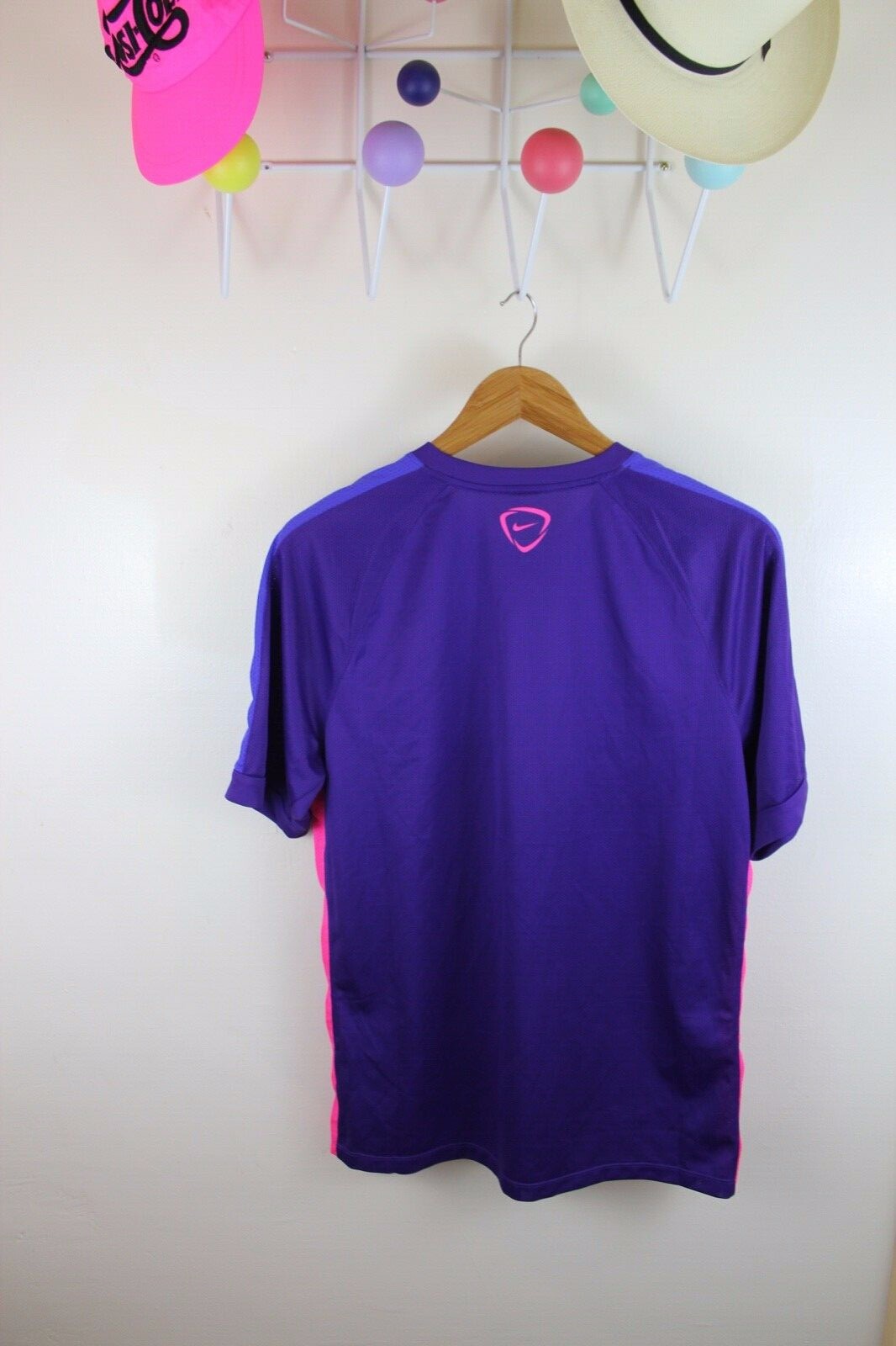 Barcelona Soccer Jersey Nike Dri Fit Men's XL Pink Purple Away La Liga Rare FC