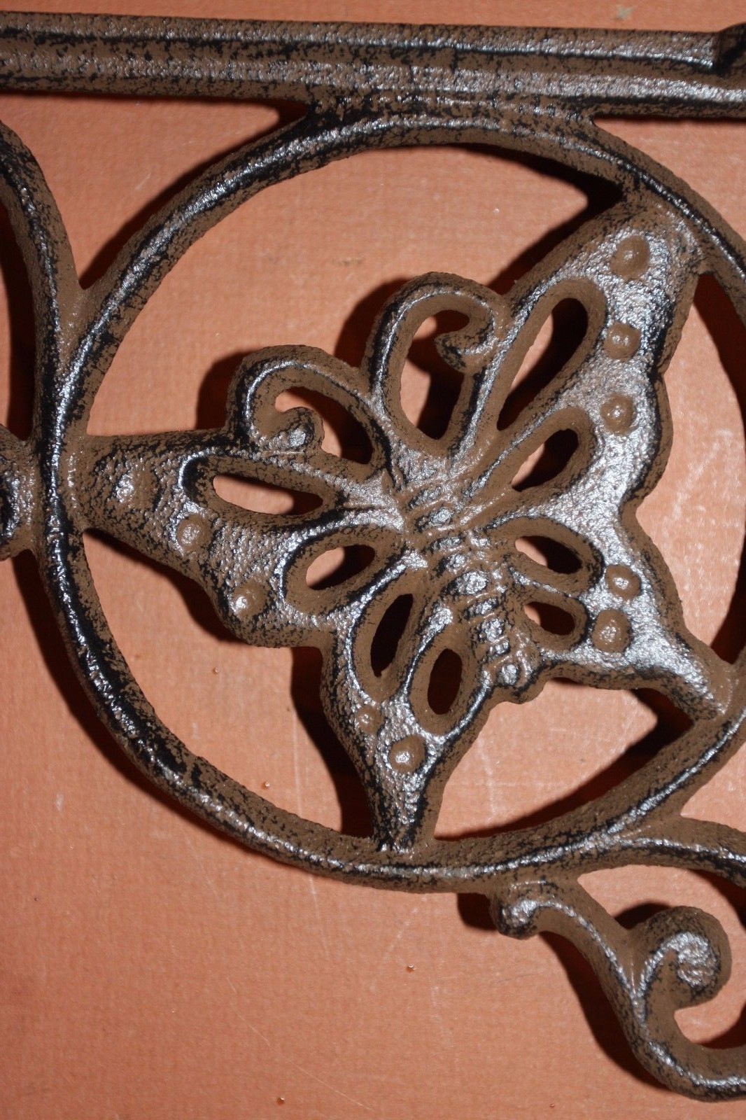 Patio Corbels Hummingbird, Solid Cast Iron, Shelf Brackets, 9 inches, B-16