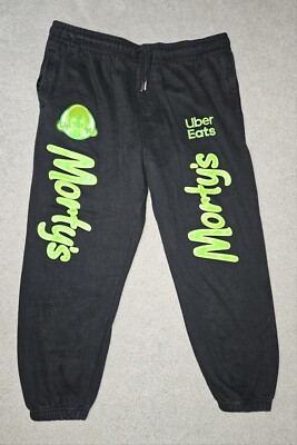 Rick & Morty's Uber Eats Wendy's Sweatpants  Collab Lane 7 Brand 3X RUN SMALL