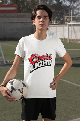 Vintage T-Shirt Short Sleeve Rare Coors Light Logo